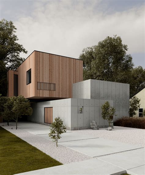 Concrete Box House On Behance