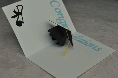 3d Graduation Cap Pop Up Card Template Creative Pop Up Cards Pop Up