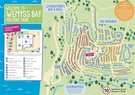 Map Of Wemyss Bay Holiday Park — Glasgow Childrens Holiday Scheme