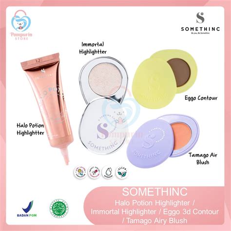 Jual Somethinc Halo Potion Highlighter Immortal Highlighter Eggo 3d Contour Tamago Airy