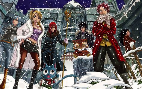 Fairy Tail Anime Christmas Wallpapers