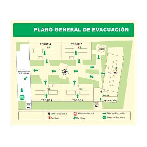 Plano Ruta De Evacuacionde La Década ¡consulta Esta Guía