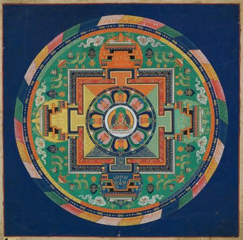 Mandala Of Amitayus Buddha Amitayus Himalayan Art Primary Image