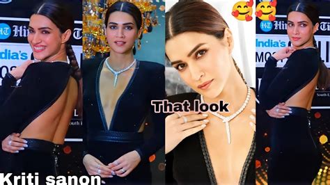 Kriti Sanon Absolutely Gorgeous In Deep Backless Dress Youtube