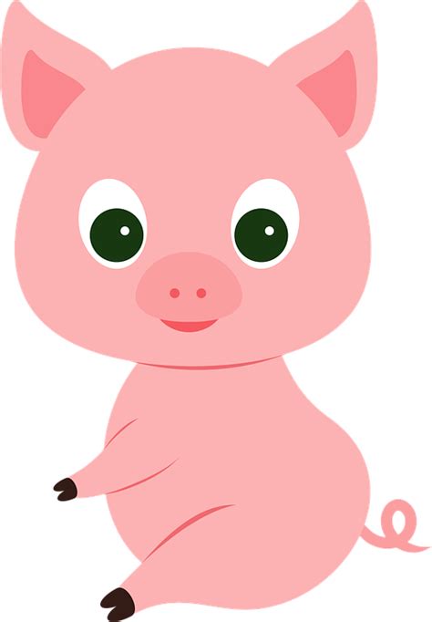 Pink Pig Cartoon