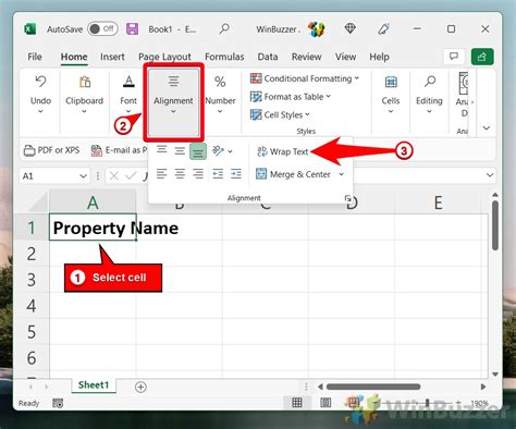 How To Wrap Text In Excel Automatically And Manually Winbuzzer