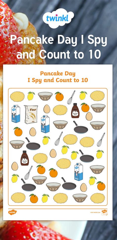 Pancake Day I Spy And Count To Worksheet Pancake Day Pancake