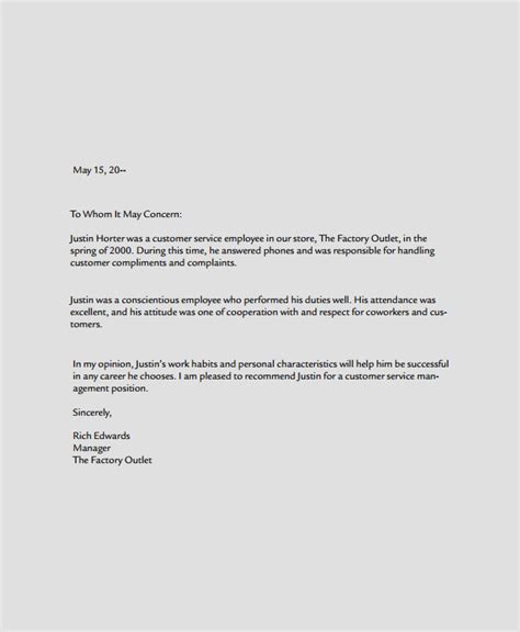 Business Reference Letter Examples 21 In Pdf Doc Examples