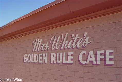 Mrs Whites Golden Rule Cafe John Wise