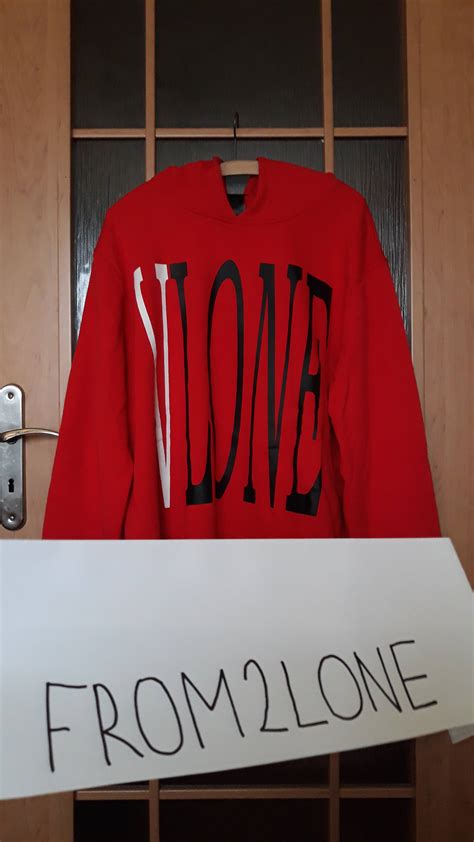 Vlone Vlone Staple Hoodie Red Grailed