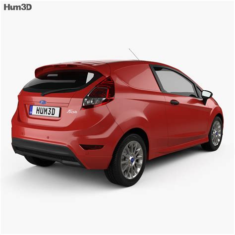 Shop with afterpay on eligible items. Ford Fiesta Van 2014 3D model - Vehicles on Hum3D