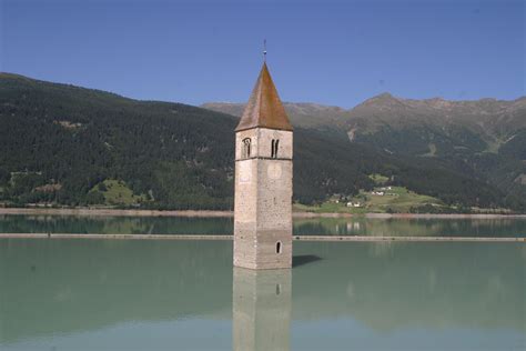 Free Images Water Lake River Reflection Tower Italy Reservoir