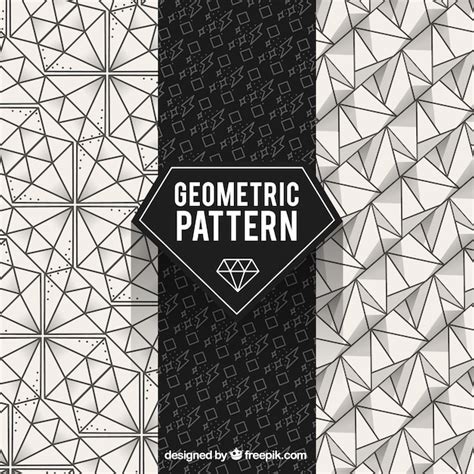 Geometric Pattern Diamond Free Vector