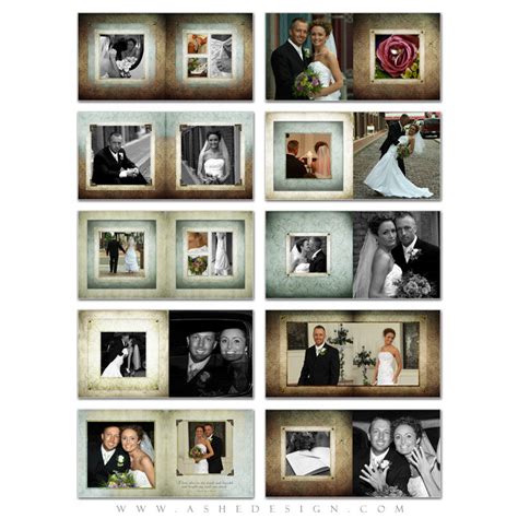 Ashe Design Photo Book 10x10 Template Something Old Ashedesign