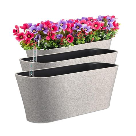 Self Watering Planters Window Box X3 Accessible Gardening