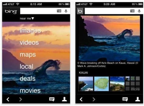 Microsoft Releases Bing App For Android Ios Not Windows Phone 7 R