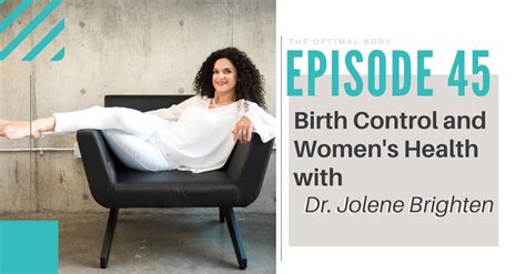Birth Control And Women S Health With Dr Jolene Brighten Doc