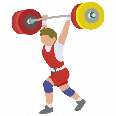 Deadlift Lift Weightlifter Weightlifting Weights Icon Download On