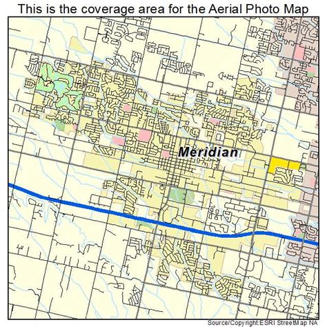 Aerial Photography Map Of Meridian Id Idaho