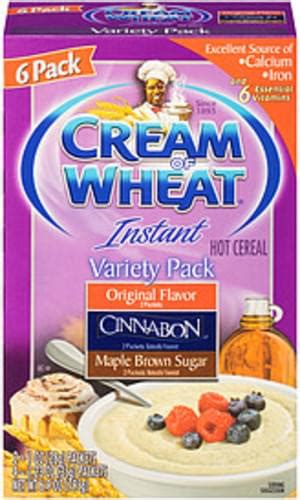 Cream Of Wheat Instant Variety Pack Original Flavorcinnabonmaple