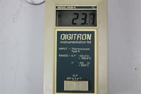 Digitron Digital Thermometer Model 1408 K