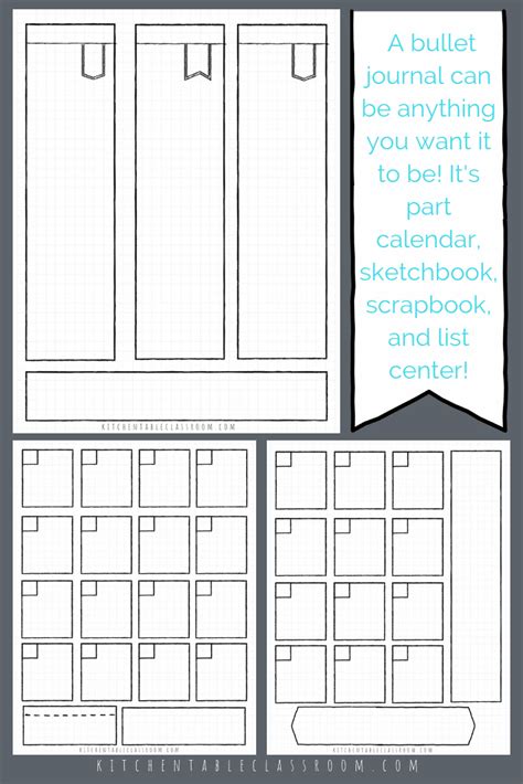 You can print these at home at any time and enjoy planning! bullet journal printables bullet journal template bullet ...