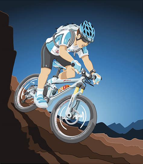 Best Mountain Biking Illustrations Royalty Free Vector Graphics And Clip