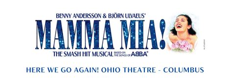 Mamma Mia Tickets Ohio Theatre Ohio Theatre In Columbus Ohio