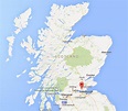 Where is Dunfermline on map of Scotland