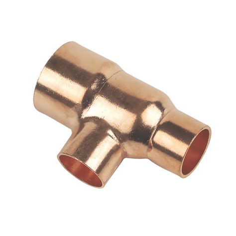 Reducing Tee 28x22x22mm End Feed Copper Embrass Fittings Snh