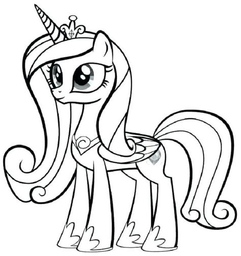 Download or print this coloring page in one click: my little pony coloring pages cadence | My little pony ...