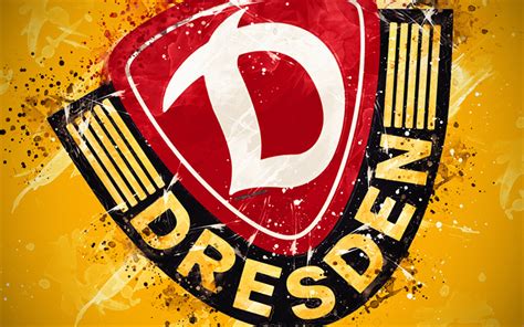 Dynamo dresden ticket eintrittskarte laminiert sammler ultras. Download wallpapers SG Dynamo Dresden, 4k, paint art, logo ...