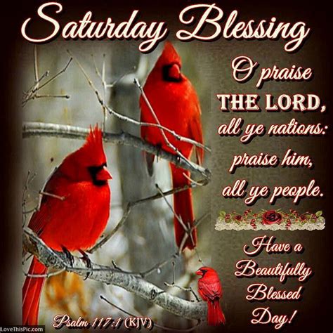 Saturday Blessings Praise The Lord Pictures Photos And Images For