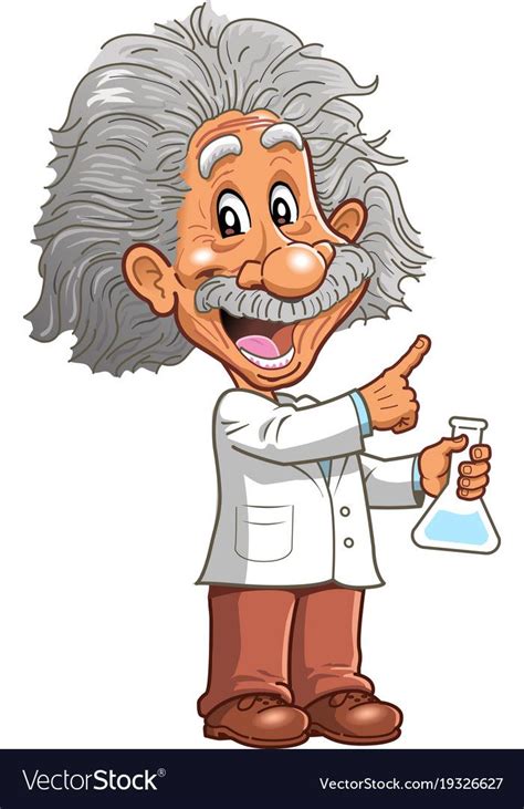 Albert Einstein Professor Genius Scientist Chemistry Teacher Pointing