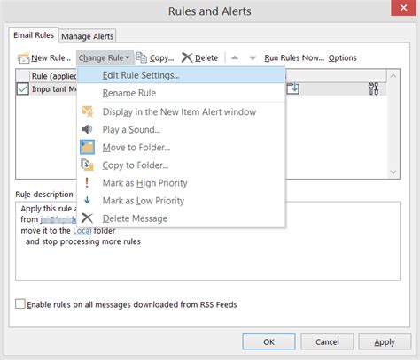 How To Reset Ms Outlook Rules Instantly