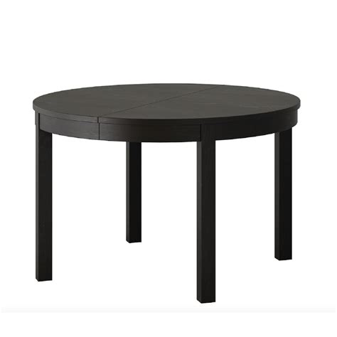Ikea Bjursta Extendable Table In Brown Black Aptdeco