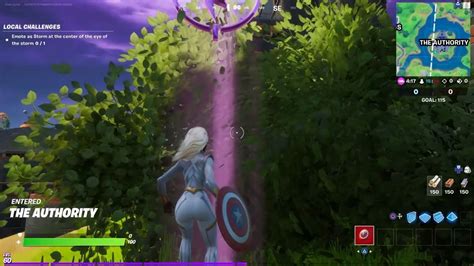 Fortnite Emote As Storm At The Center Of The Eye Of The Storm Youtube
