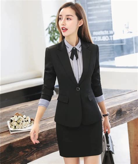 2018 Autumn And Winter Formal Business Blazers Suits With Tops And