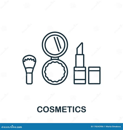Cosmetics Icon From Makeup And Beauty Collection Simple Line Element