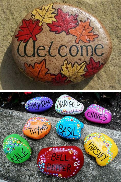 50 Super Fun And Creative Rock Painting Ideas Smart Fun Diy