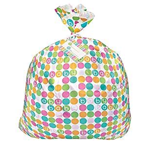 Check spelling or type a new query. Amazon.com: Jumbo Plastic Pastel Baby Shower Gift Bag ...