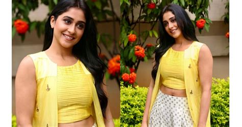 Regina Cassandra Cute Navel And Belly Button Exposed In Tops And Skirt