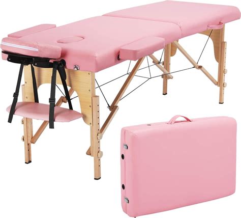 Buy Yaheetech Professional Massage Tables Portable Wooden Folding Spa Bed Height Adjustable