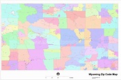 Explore Wyoming Zip Code Map In 2023 - Utah Geologic Map Portal