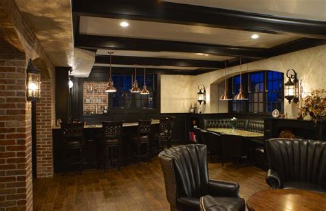 Black Beauty Traditional Basement Chicago By Ed Saloga Design Build