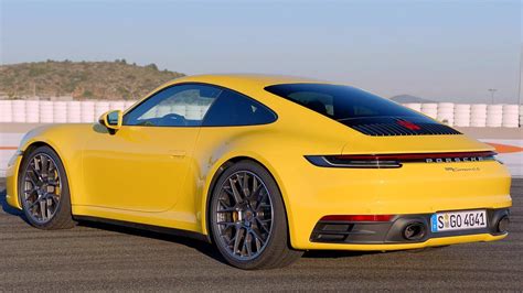 2019 Porsche 911 Carrera 4s Racing Yellow Exterior Interior Youtube