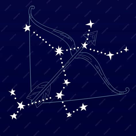 Premium Vector Sagittarius Astrological Sign Design Vector