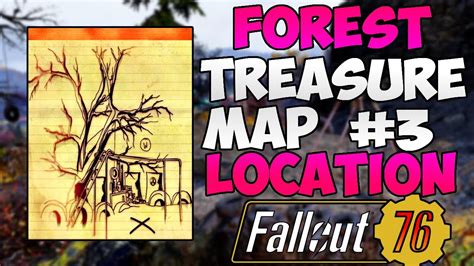 Forest Treasure Map 3 Location Fallout 76 Youtube