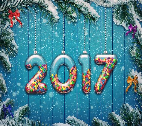 New Year 2017 Decoration Holiday New Year Happy Hd Wallpaper Peakpx