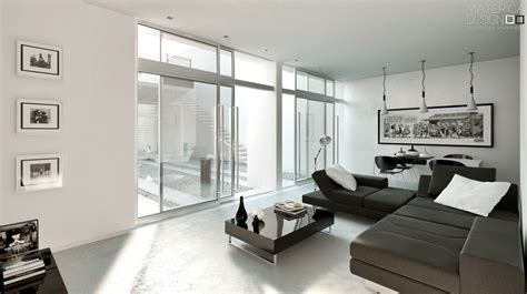 Black And White Contemporary Interior Design Ideas For
